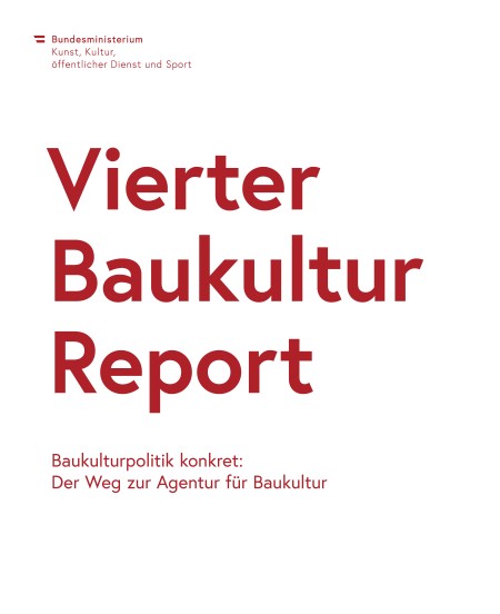 Deckblatt Vierter Baukulturreport 2021